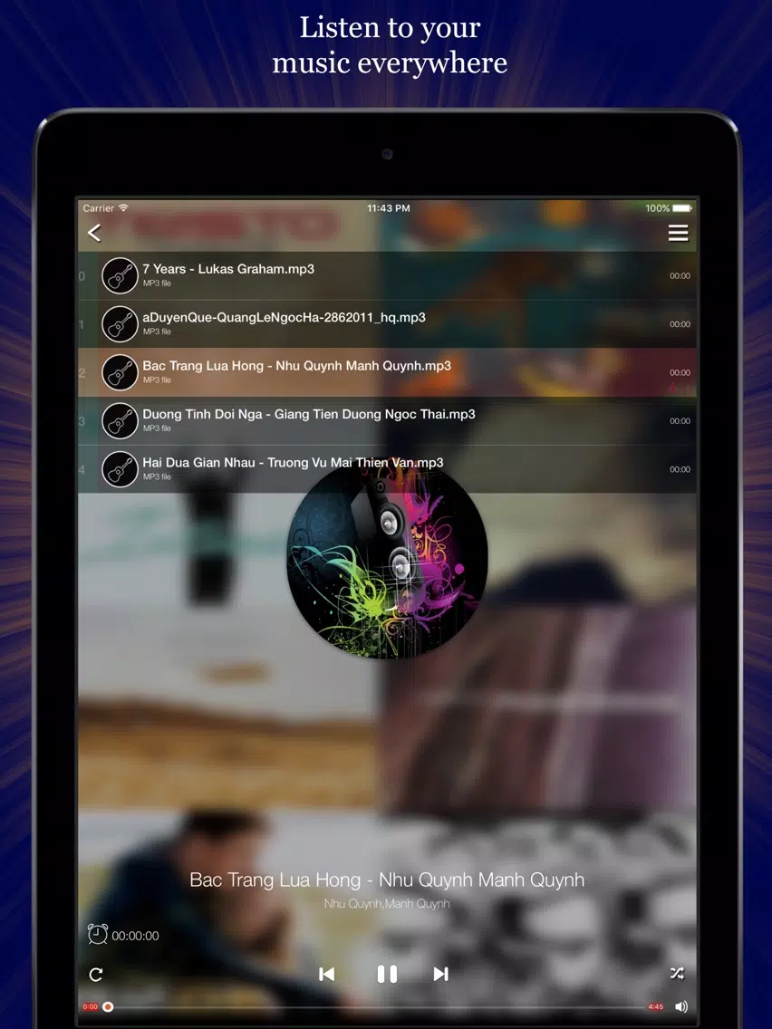 Cloud Music For Soul Free iPad  Screenshots