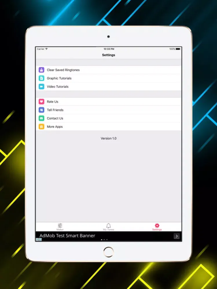Unlimtones Pro. iPad 应用截图