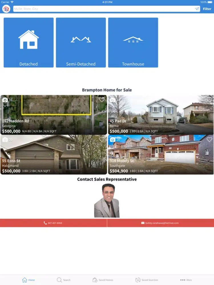 Homezvilla Real Estate iPad  スクリーンショット