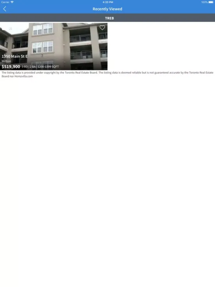 Homezvilla Real Estate iPad  スクリーンショット