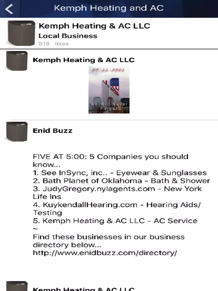 Kemph Heating and AC iPad  Screenshots