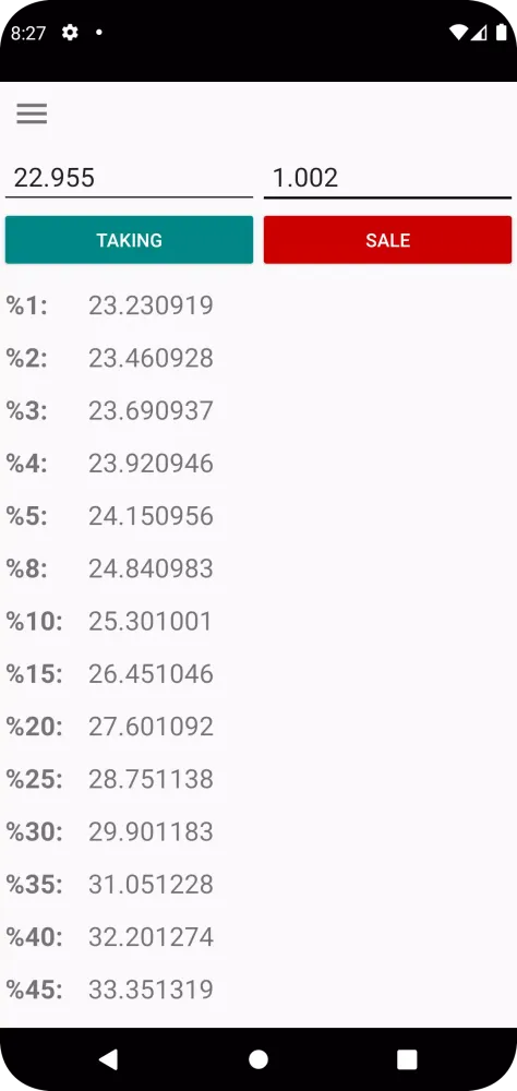 Coin Calc Screenshots