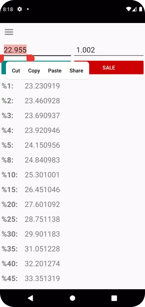 Coin Calc Screenshots