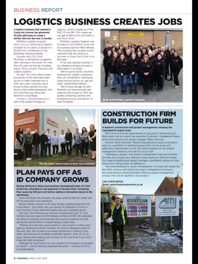 Inbusiness Northamptonshire iPad  Ekran Görüntüleri