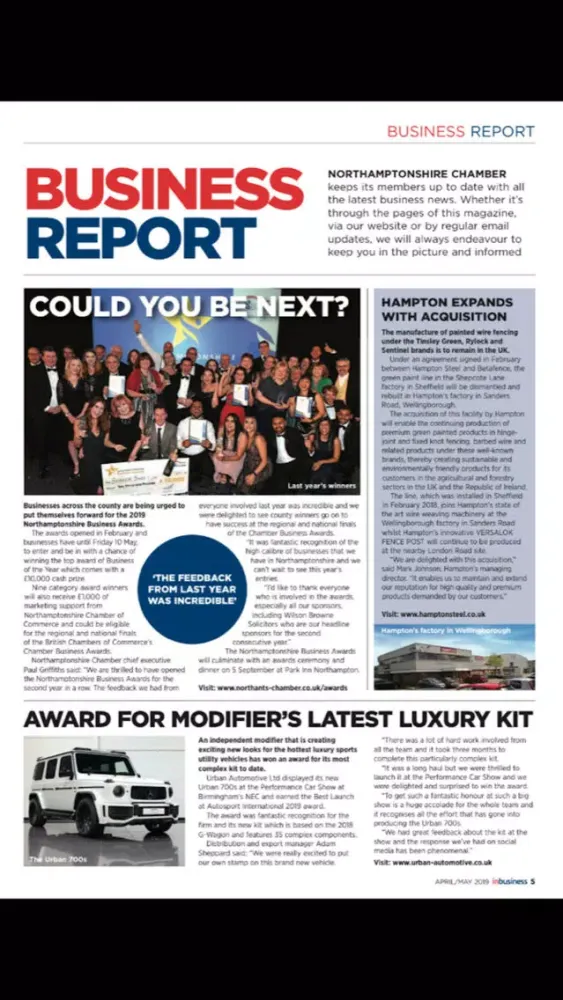 Inbusiness Northamptonshire Ekran Görüntüleri