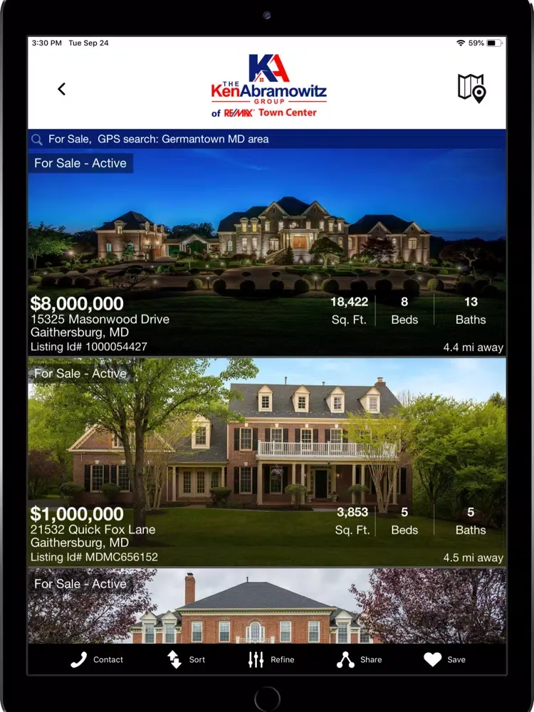 Capturas de pantalla de KA Group Home Finder iPad 