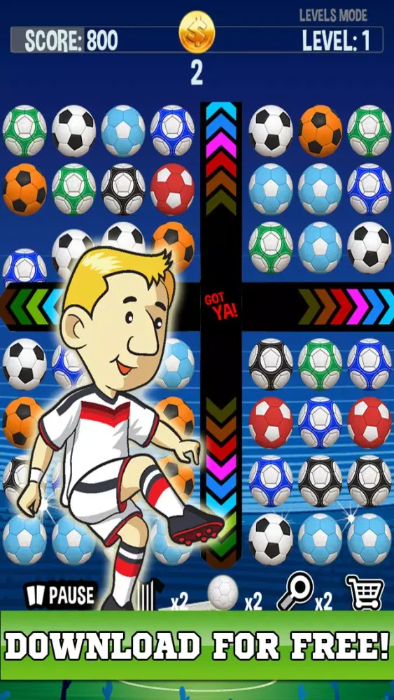 Football Match Mania - Free Soccer Puzzle Game! Screenshots