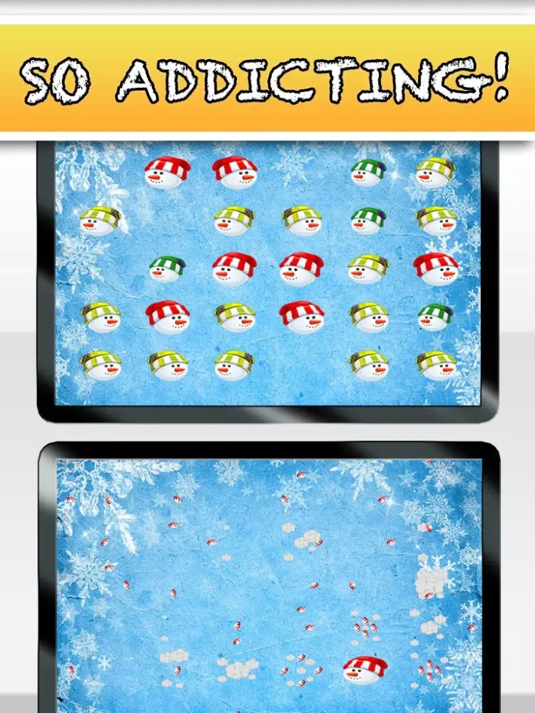 Tangkapan layar Frozen Snowman Pop - Fall In Love With This Free Winter Puzzle Game! iPad 