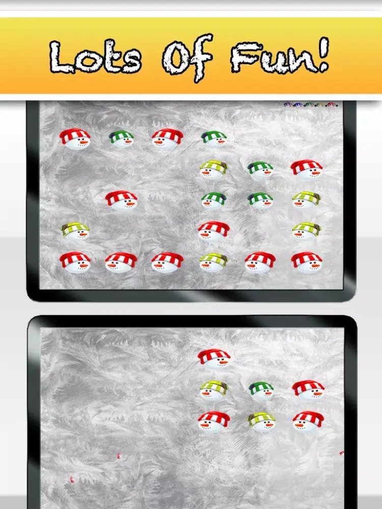 Tangkapan layar Frozen Snowman Pop - Fall In Love With This Free Winter Puzzle Game! iPad 