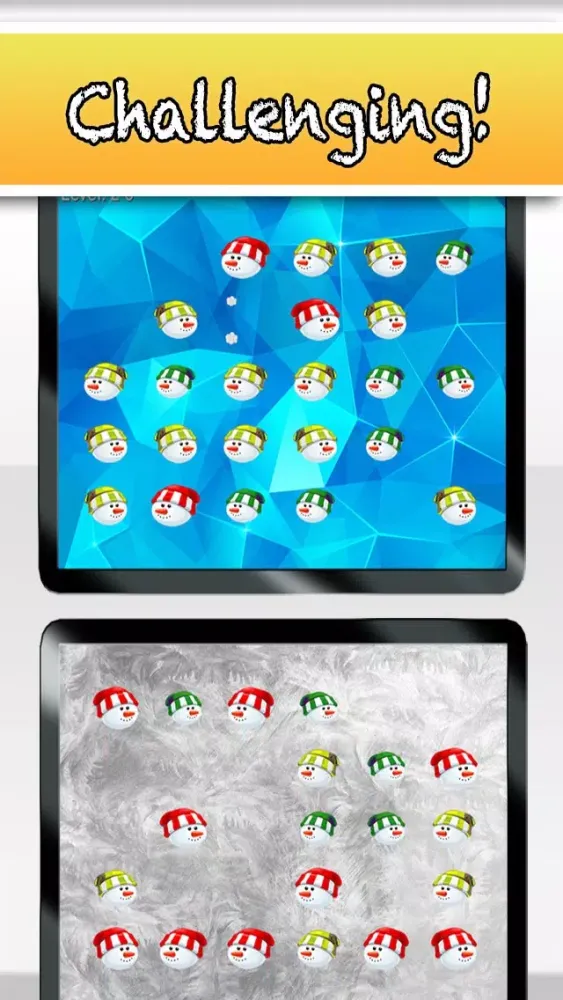 Tangkapan layar Frozen Snowman Pop - Fall In Love With This Free Winter Puzzle Game!