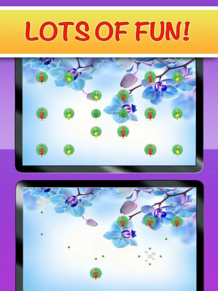 Capturas de pantalla de Peacock Pop - Free Fun Cute Puzzle Game! iPad 