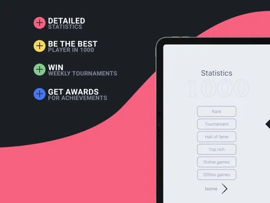 Card game 1000 online offline iPad  Ekran Görüntüleri