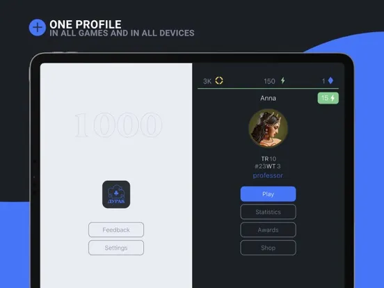 Card game 1000 online offline iPad  Ekran Görüntüleri