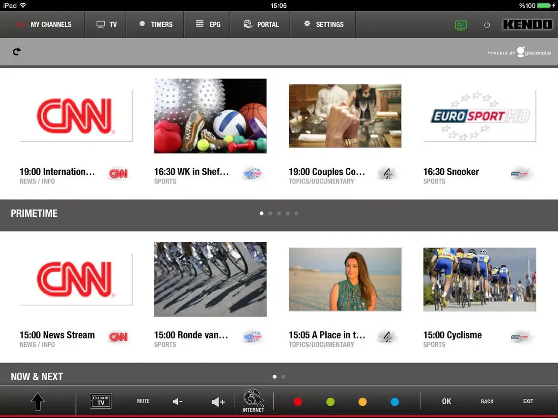 Capturas de tela do Kendo Smart Center iPad 