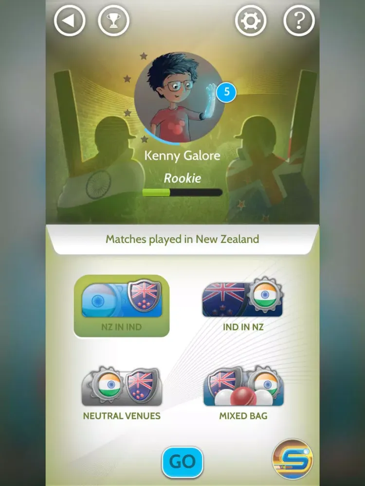 SPIN.a.4 Trivia: IND vs NZ iPad  Ekran Görüntüleri