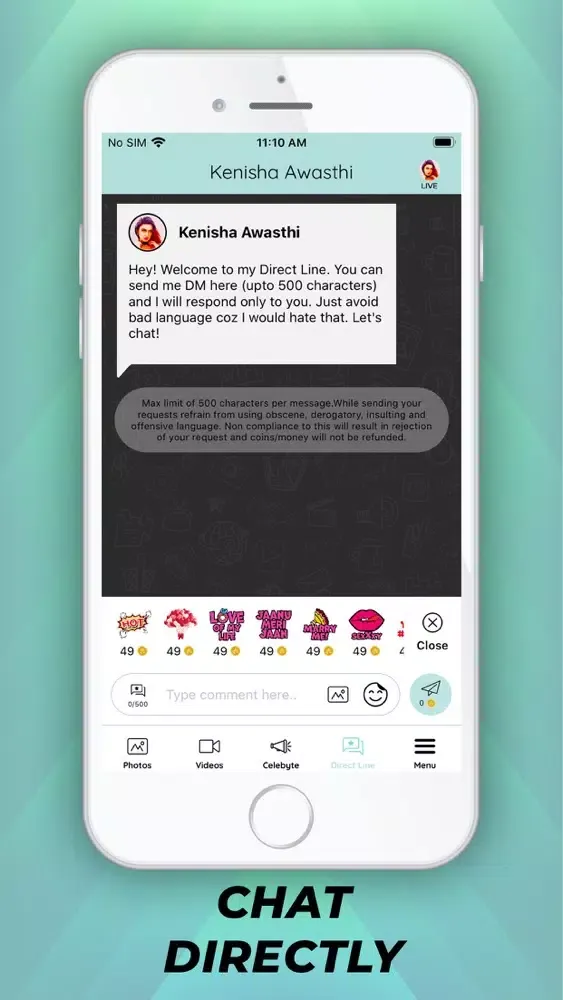 Zrzuty ekranu Kenisha Awasthi Official App