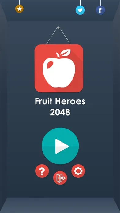 2048 puzzle - Fruit Hero merge স্ক্রিনশট