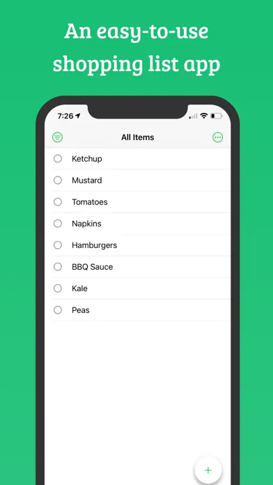Captures d'écran de Shared Grocery: Shopping List