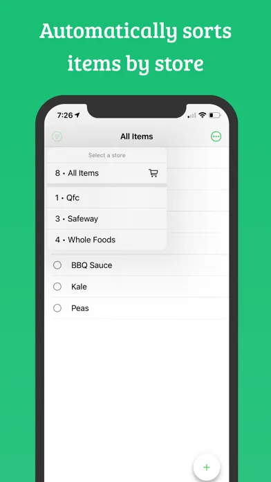 Captures d'écran de Shared Grocery: Shopping List