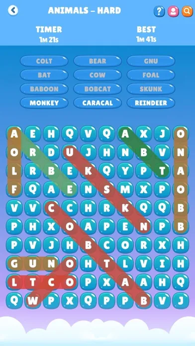 Word Search Scrambled Screenshots