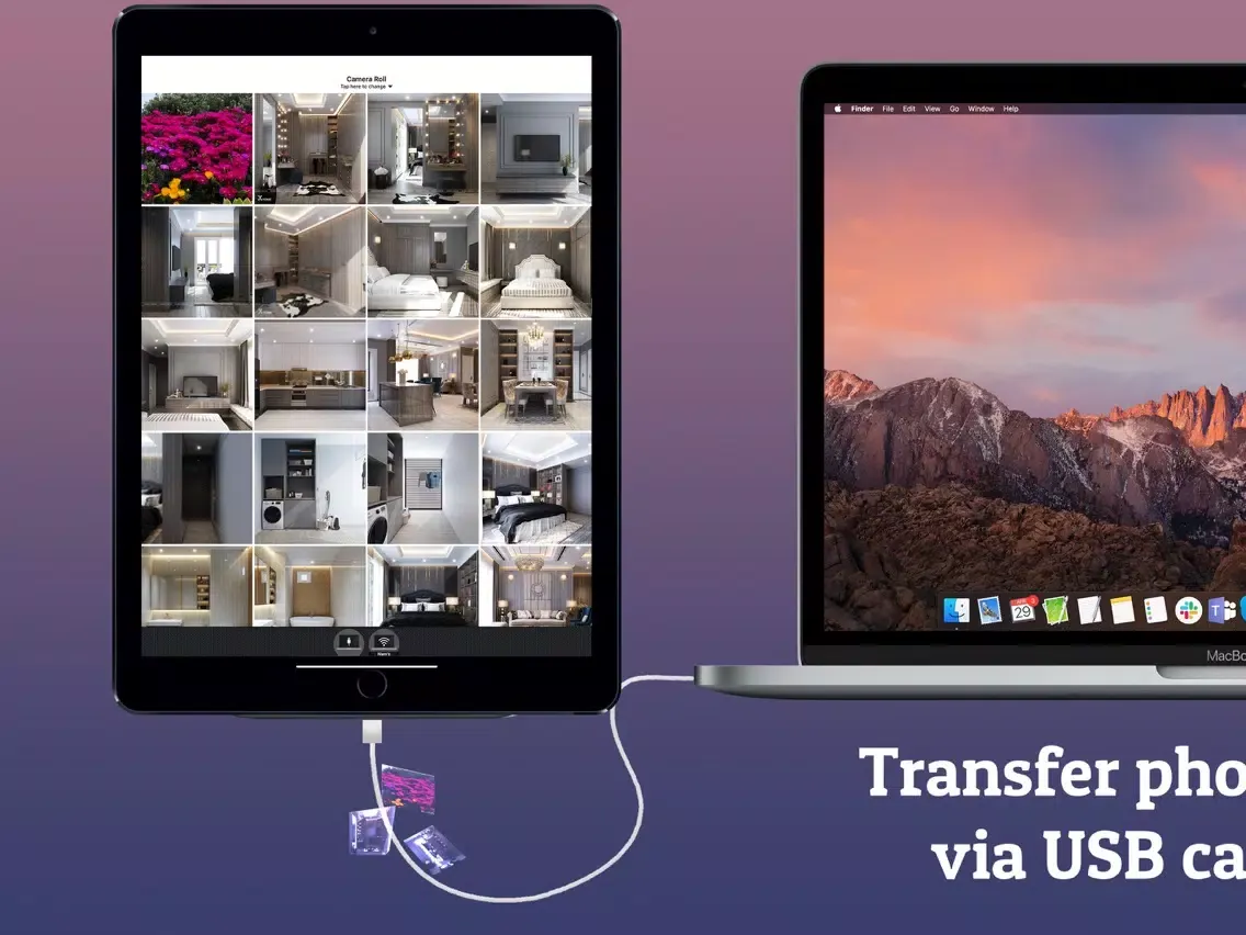 ภาพหน้าจอของ InstaFile iPad 