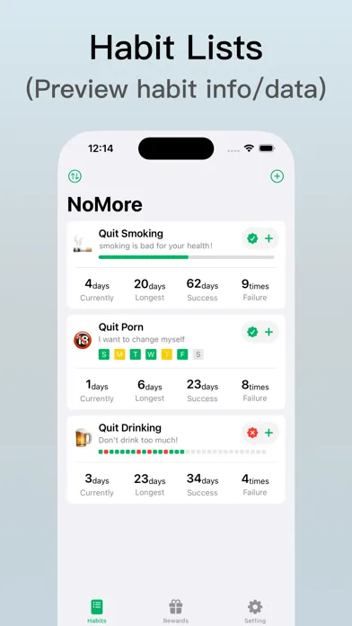صور NoMore - Quit Your Bad Habit
