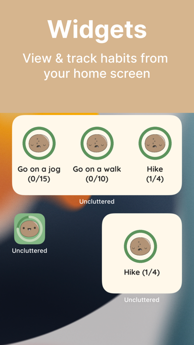 Uncluttered - Habit Tracker Screenshots