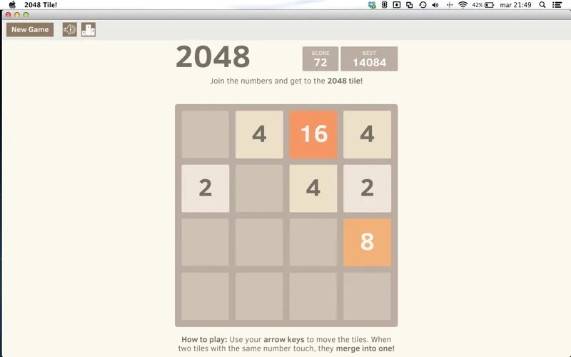 2048 Tile! سکرین شاٹس