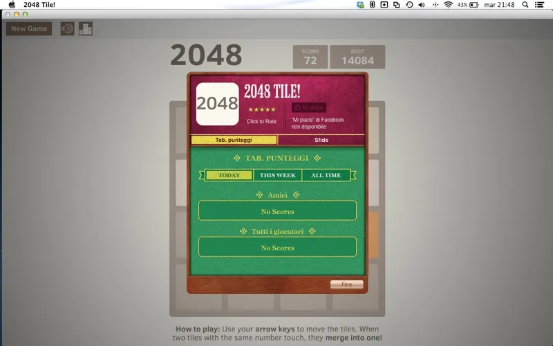 2048 Tile! سکرین شاٹس