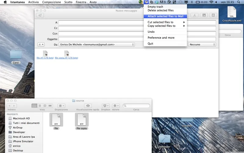 Ảnh chụp màn hình của HandleFiles: Cut Copy and Delete your files