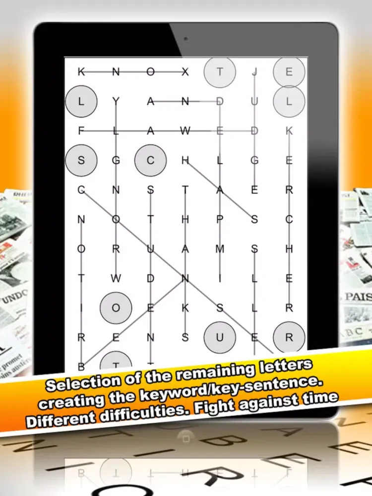 Tangkapan layar iCruciPuzzle 2 RSS iPad 