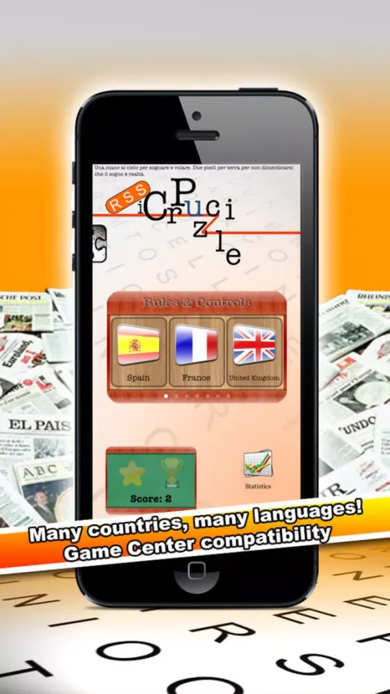 Tangkapan layar iCruciPuzzle 2 RSS