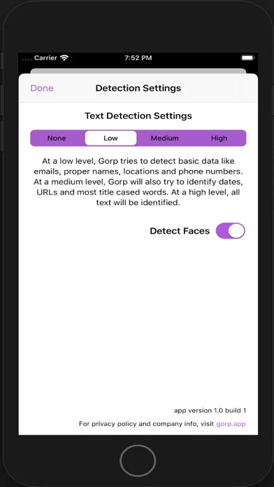 Gorp Redactor应用截图