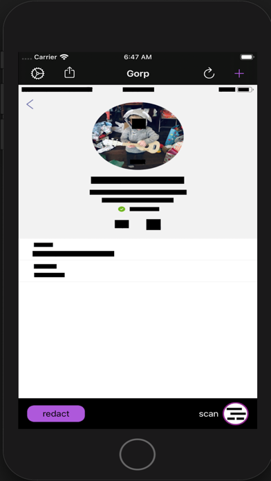 Capturas de pantalla de Gorp Redactor