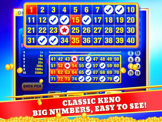 Zrzuty ekranu Keno Games Club iPad 
