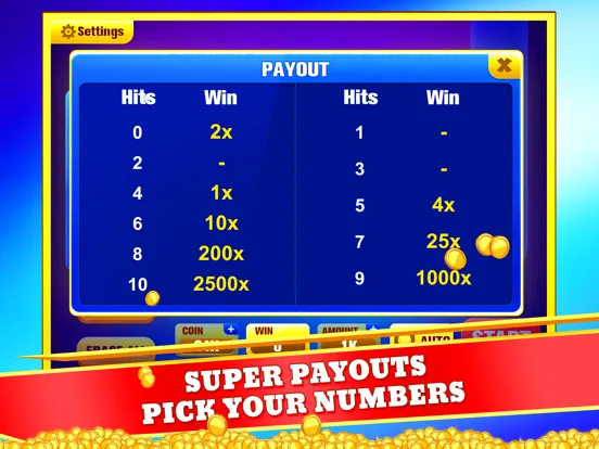 Zrzuty ekranu Keno Games Club iPad 