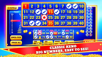 Zrzuty ekranu Keno Games Club
