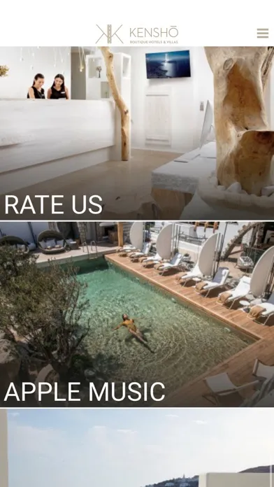 Kensho Hotels & Villas Screenshots