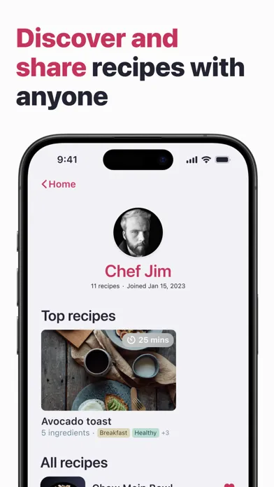HomeCooked Recipes Screenshots