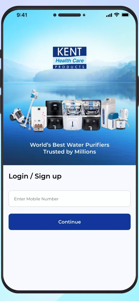 Kent Service App Screenshots