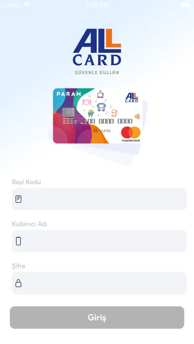 Zrzuty ekranu Allcard POS