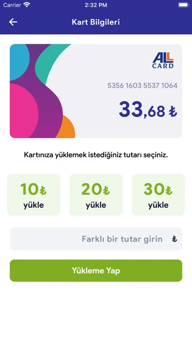Zrzuty ekranu Allcard POS