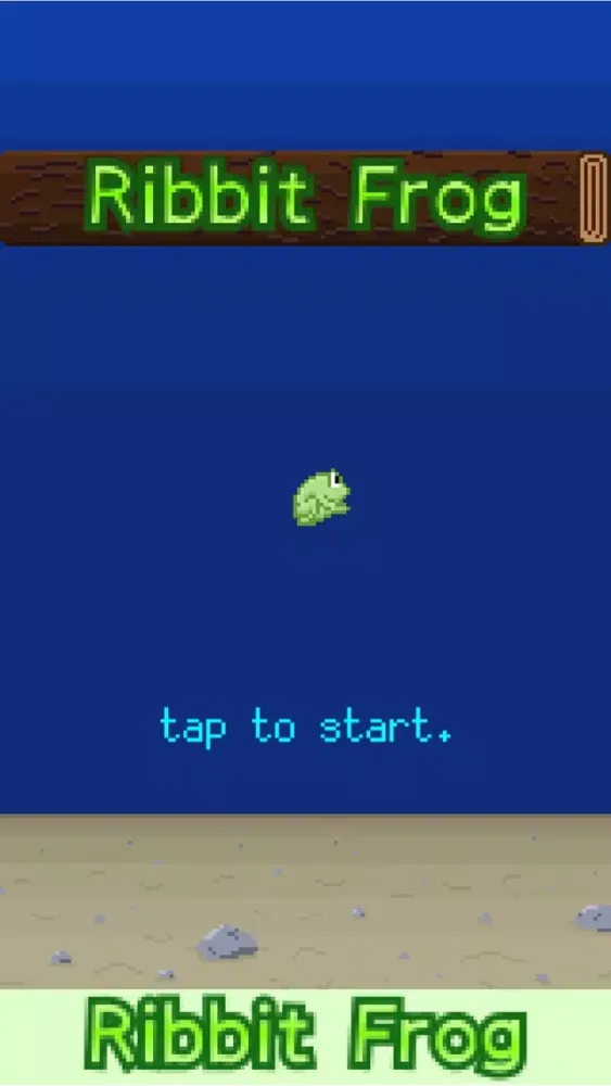 ภาพหน้าจอของ Ribbit Frog