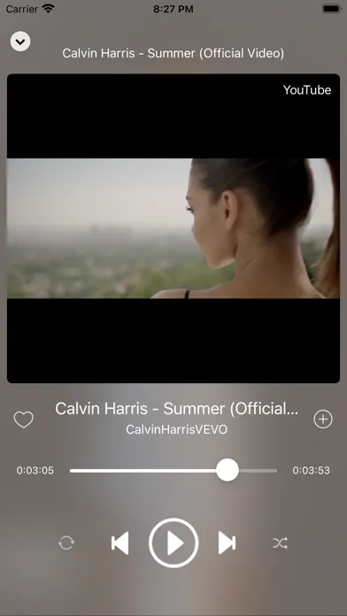 Music Video Player Musca سکرین شاٹس