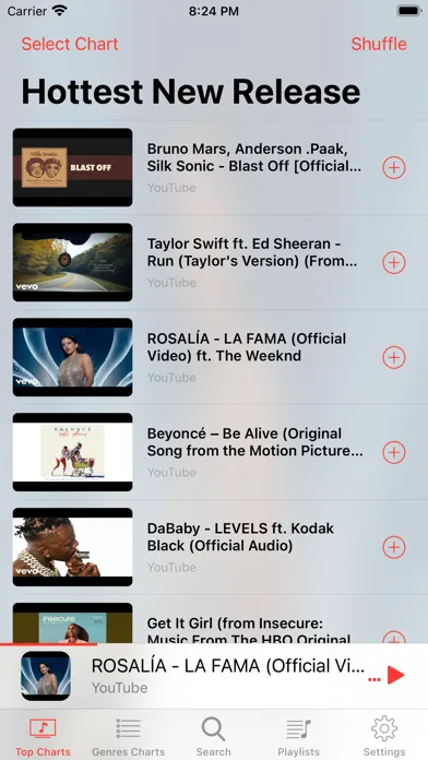 Music Video Player Musca سکرین شاٹس