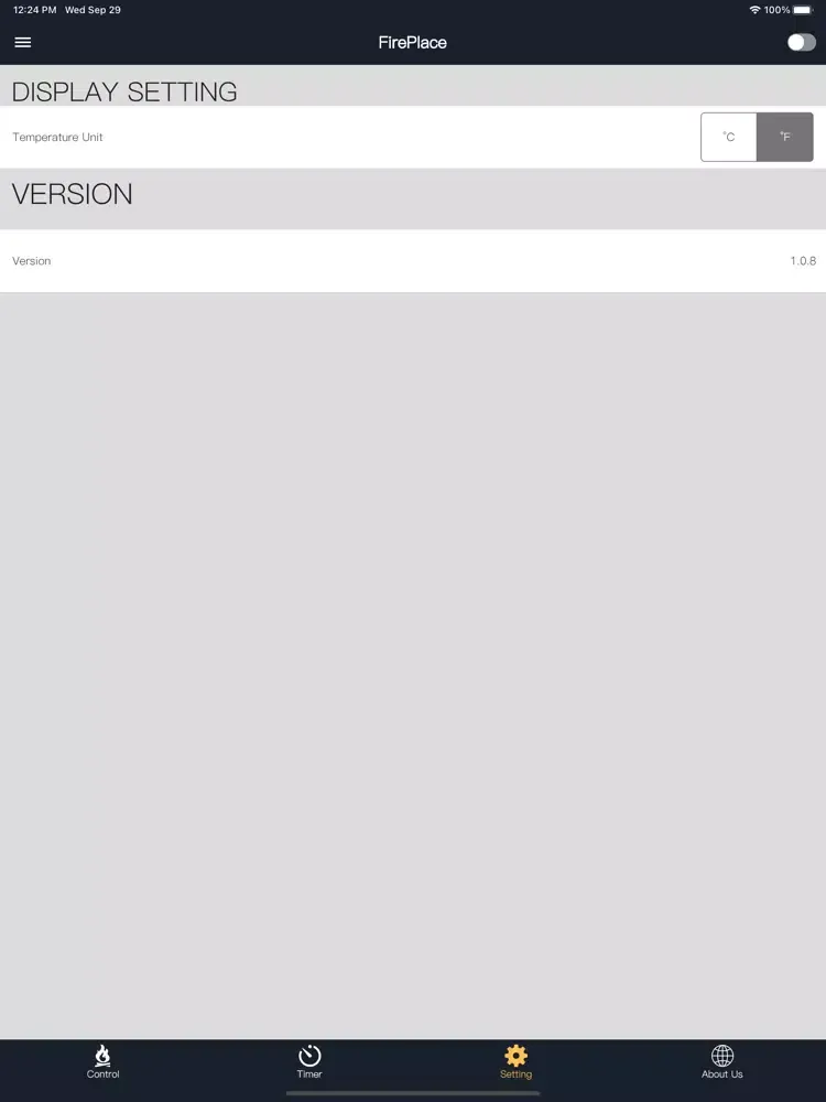 Скриншоты Source Pro Fireplace Remote iPad 
