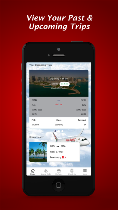 Скриншоты Kenya Airways