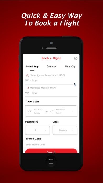Скриншоты Kenya Airways