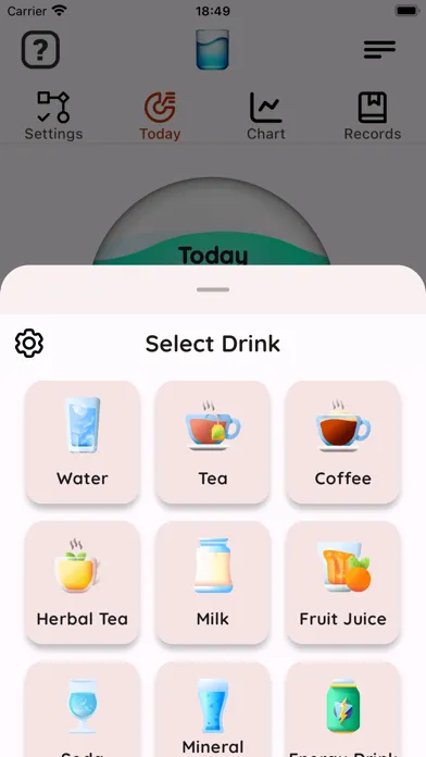 Capturas de pantalla de Drink Water Reminder ∙ Tracker