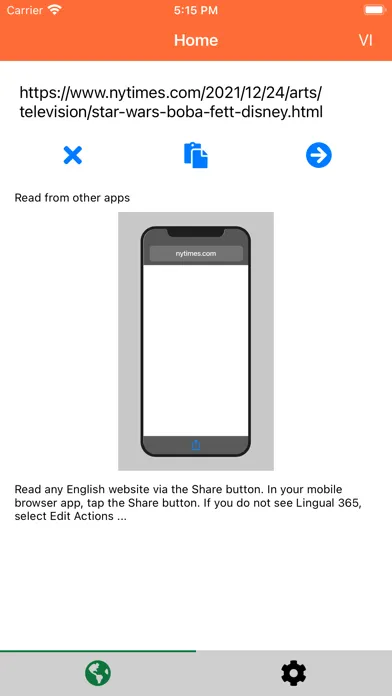 ภาพหน้าจอของ Lingual 365